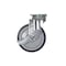 Vestil Dark Gray Swivel With Brake Thermoplastic Poly Rubber Caster 5 x 1 1/4 CST-B28-5X1TPR-SWB - alternate 2